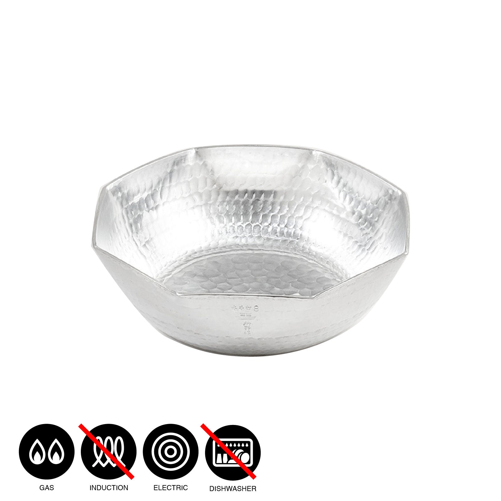 CASSEROLE OCTOGONALE EN ALUMINIUM HIMENO