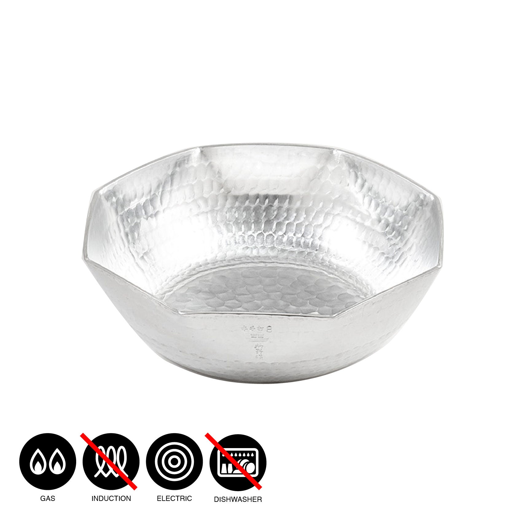 CASSEROLE OCTOGONALE EN ALUMINIUM HIMENO